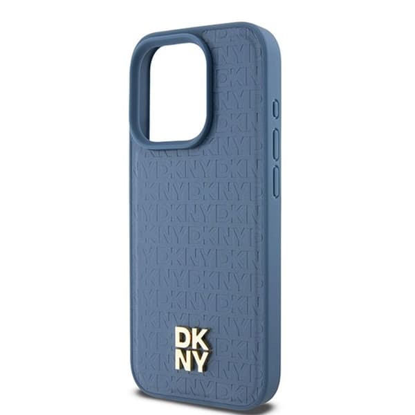 Mobilskydd - DKNY - iPhone 15 Pro - Läder - Monogram - Effektivt skydd
