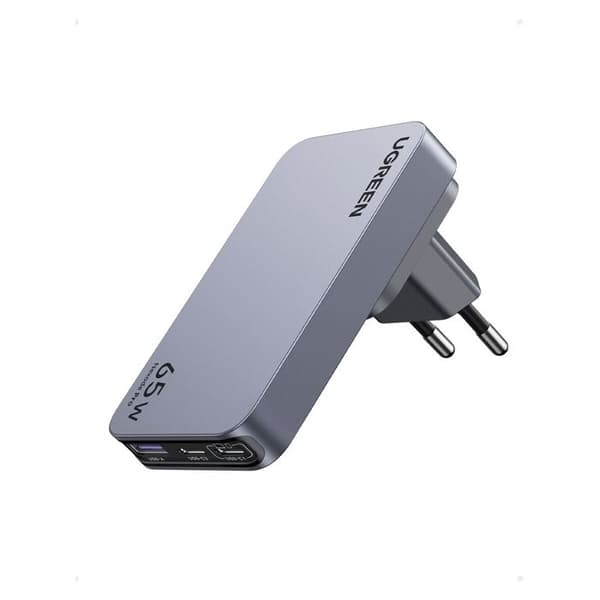 USB C-laddare - UGREEN - Nexode Pro - 65W - 3 portar - Internationell adapter