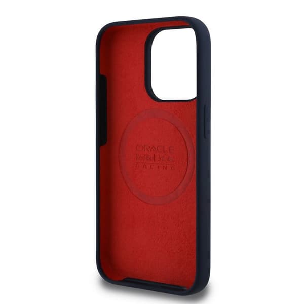 Mobilskal - RED BULL RACING - iPhone 15 Pro Max - Silikon - Centrerad logotyp - Robust