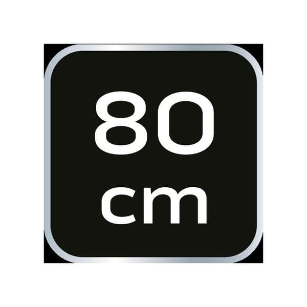 Vattenpass - Aluminium - 80 cm - 3 flaskor - Magnetiskt - Flätningsyta