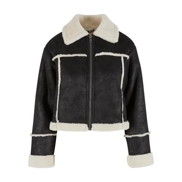 Kvinnors fårskinnsjacka Urban Classics