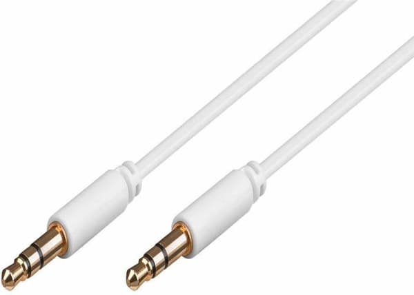 Kabel för instrument - MICROCONNECT - 3.5mm - Stereo jack - 1 m - Ultra-slim