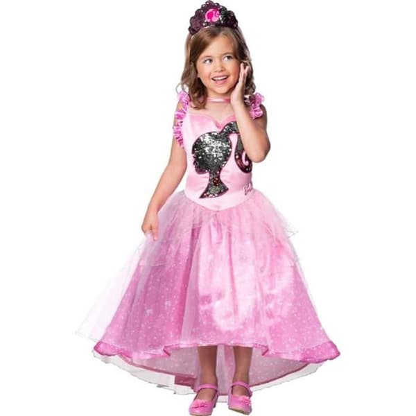 BARBIE KOSTYM GLITTER 3/4 ÅR – RUBIE