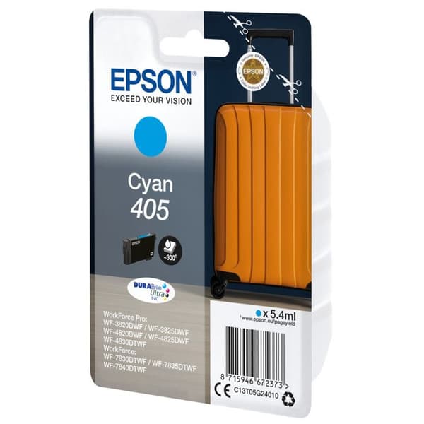 Epson bläckpatron resväska cyan