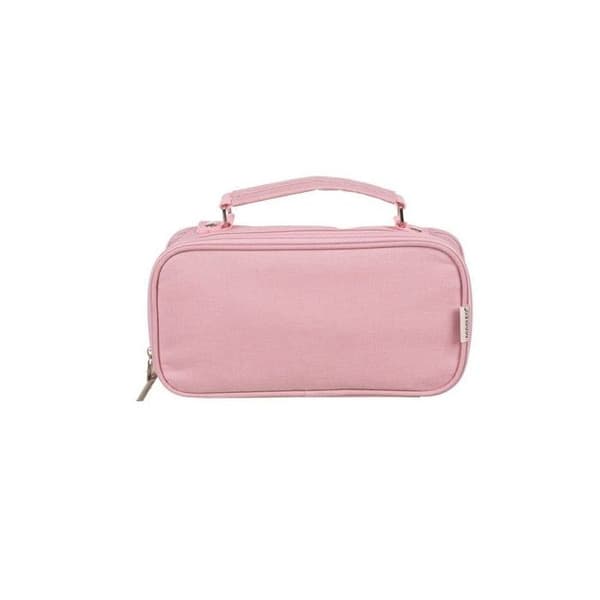 Dubbelt förlängningsbart pennfodral - rosa Maaleo 24517