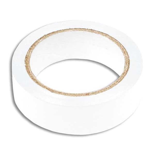 Isoleringstejp - TOP TOOLS - 10 m x 19 mm - Vit - PVC - Slitstark