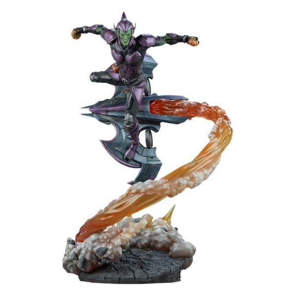 PCS Statuett Grön Goblin Marvel Future Revolution 48 cm — Handmålad resin