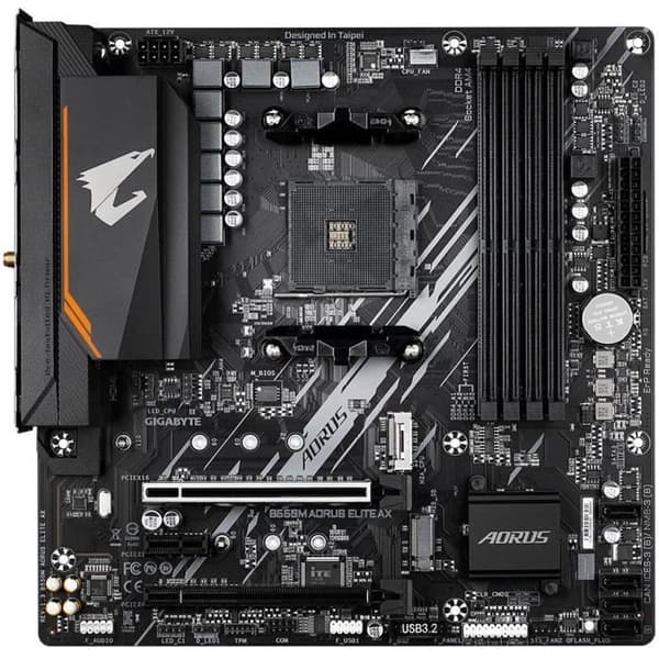 Moderkort - GIGABYTE - B550M AORUS ELITE AX