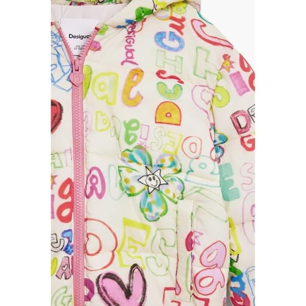 Flickjacka med huva Desigual Olivia