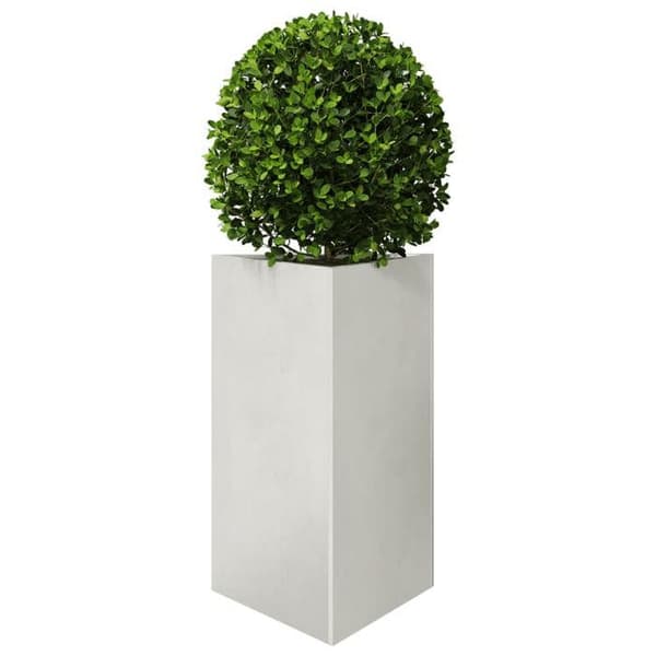 vidaXL Triangulär plantering 50x43x75 cm rostfritt stål, utomhusplantering, blomlåda, trädgårdslåda, 851179