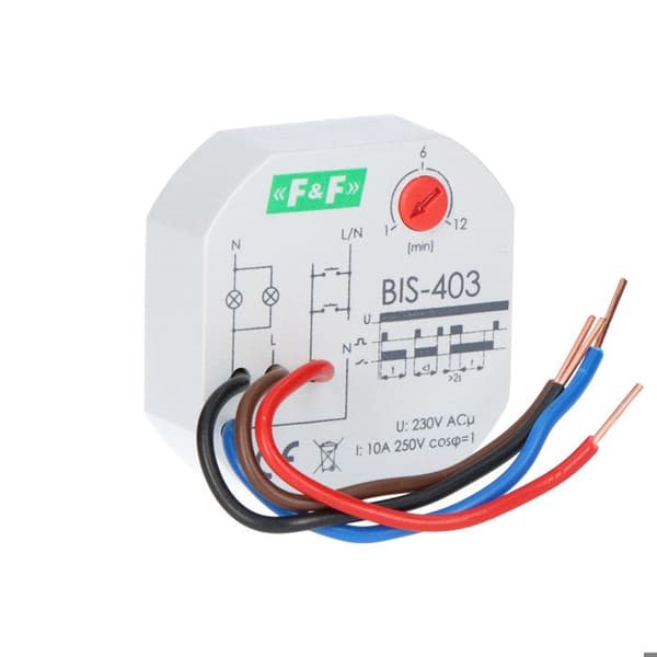 Relais bistabilt infälld BIS-403 med timer
