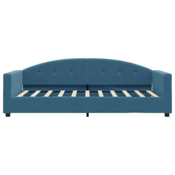 vidaXL Daybed Blå 80x200 cm Sammet 354128