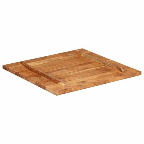 Bordsskiva Solid trä 25-27 mm 70x70 cm