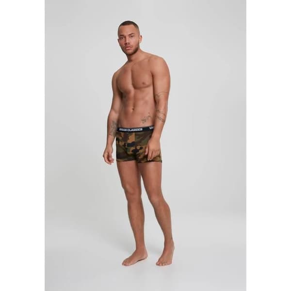 Urban Classics - Boxershorts 2-pack trä camo