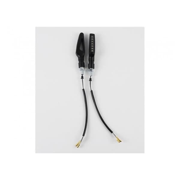 Clignotanter LIGHTECH LED plast ABS svart sekventiell svart