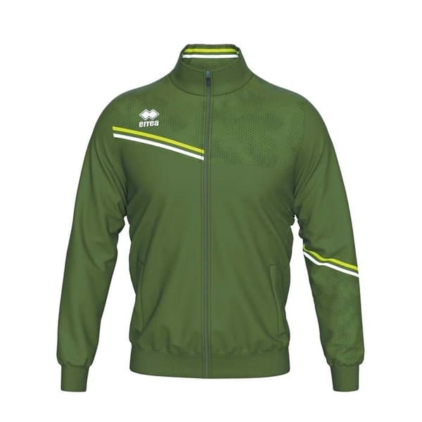 Errea Erick träningsjacka - militärgrön/fluorescerande grön/vit