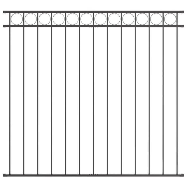 Grå Stängsel 1,7x1,2 m i Stål
