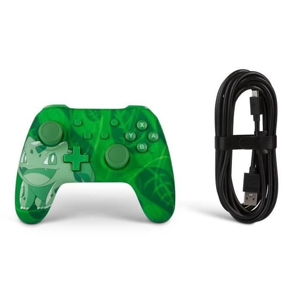 POWER A Manette Nintendo Switch Wired controller - Total Bulbizar
