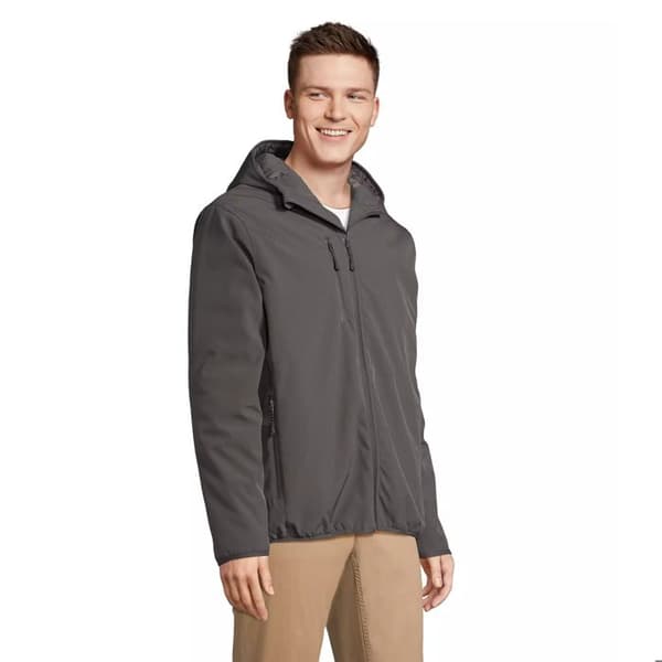 Parka softshell Sol's Falcon vadderad - antracit