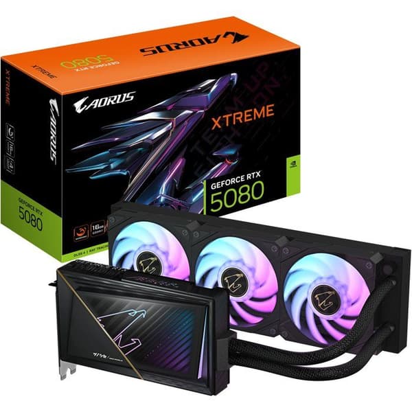 GIGABYTE - AORUSX - Grafikkort - NVIDIA RTX 5080 W - 16 Go