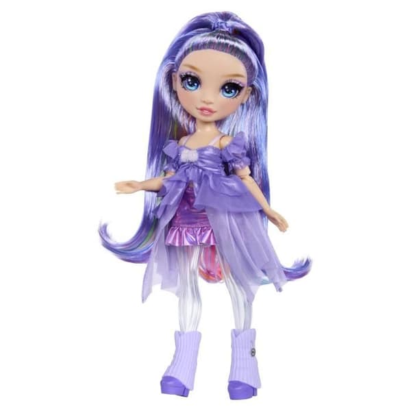 Rainbow High Rainbow Shimmers med slime mode docka - Violet (lila)