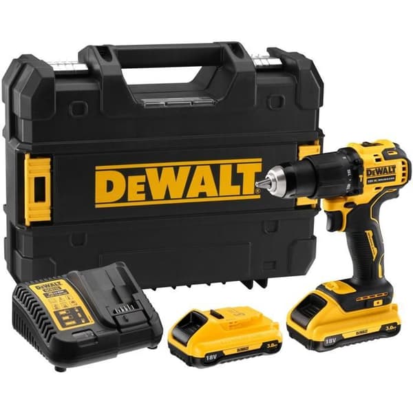 DEWALT Borrmaskin percu 18V 3 Ah - DCD709L2T