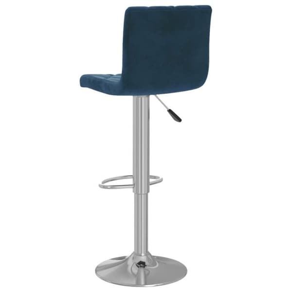 vidaXL Barstolar, 2 st Blue Velvet