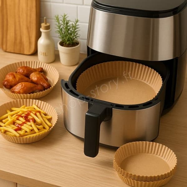 Bakplåtspapper - PAPERPAN - 50-pack - Diameter 20 cm - Non-stick - Engångsprodukter