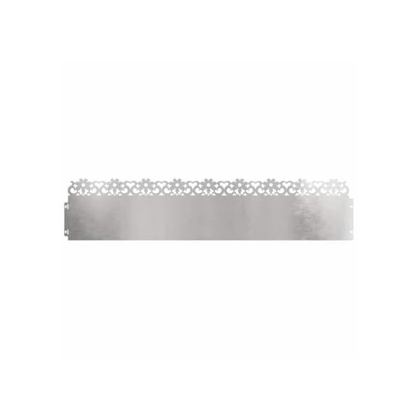 Gräsmattskant i rostfritt stål - vidaXL - Silver - 103x0,05x22 cm - 10-pack - Hållbar