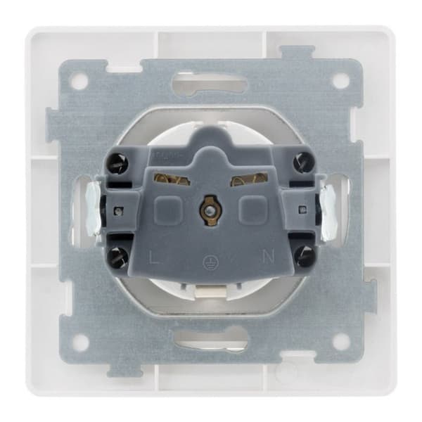 Inbyggd Schuko - Vit - Orys - Zenitech