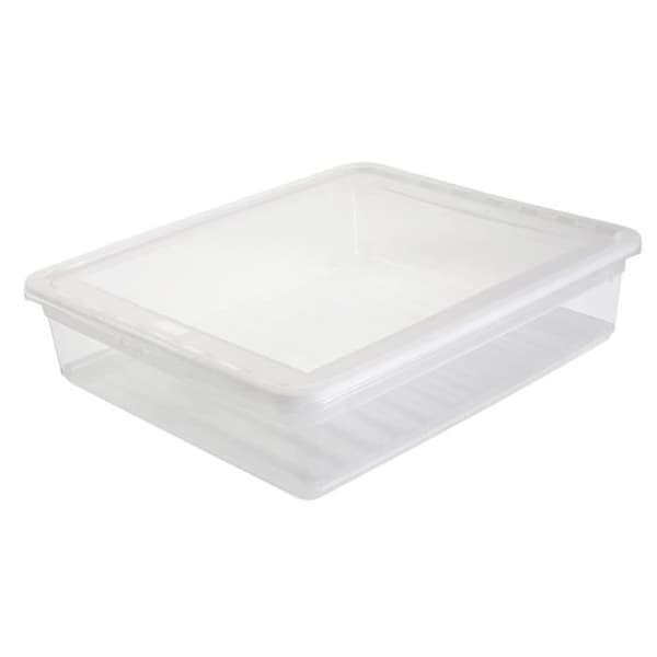Förvaringslåda - OKT - Basixx - Transparent Plast - 9 L - Rektangulär