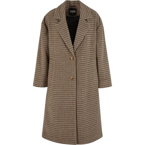 Oversize rutigt ytterplagg för kvinnor Urban Classics