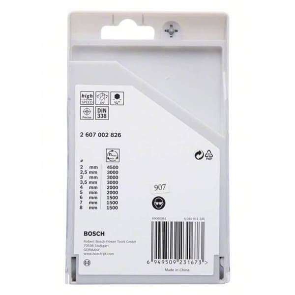 Bosch tillbehör 2607002826 PointTeQ 9-delad skaftborrsats
