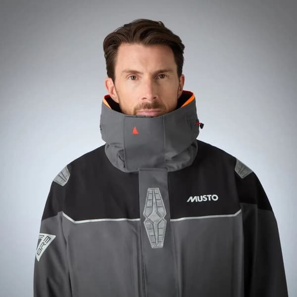 Musto BR3 Pertex Offshore vattentät jacka - kolgrå