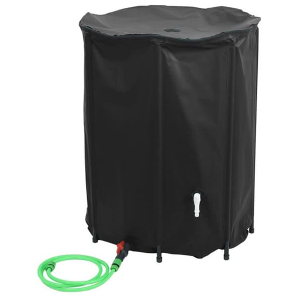 Vattentank med fällbar kran 1350 L PVC