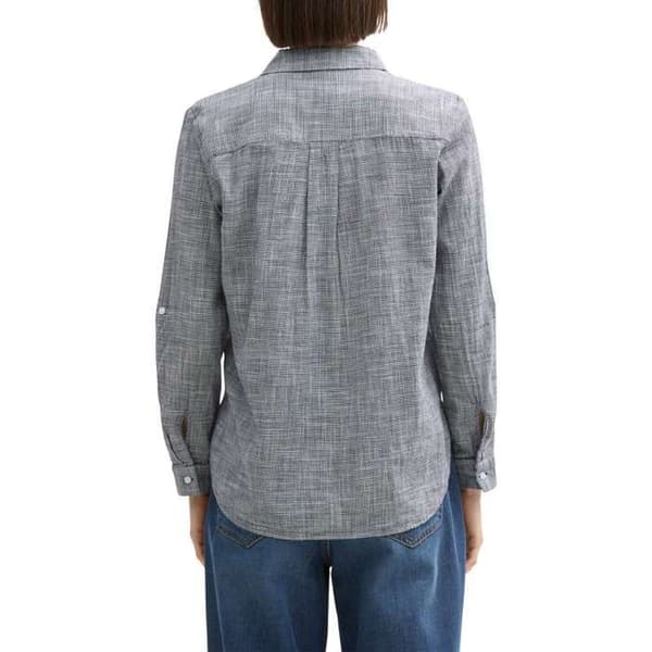 Blus i bomull regular fit