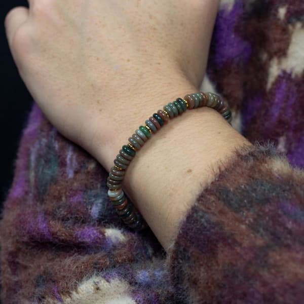 Armband i indiska agatstenar för kvinnor Sloya Blima