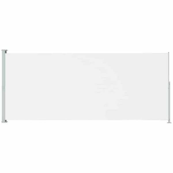 Sidofällbar solskärm - vidaXL - 180x500 cm - Kräm - 100% polyester - UV-resistent