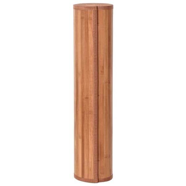 vidaXL Rektangulär matta brun 70x100 cm bambu, vardagsrumsmatta, köksmatta, rektangulär matta, sovrumsmatta 376866