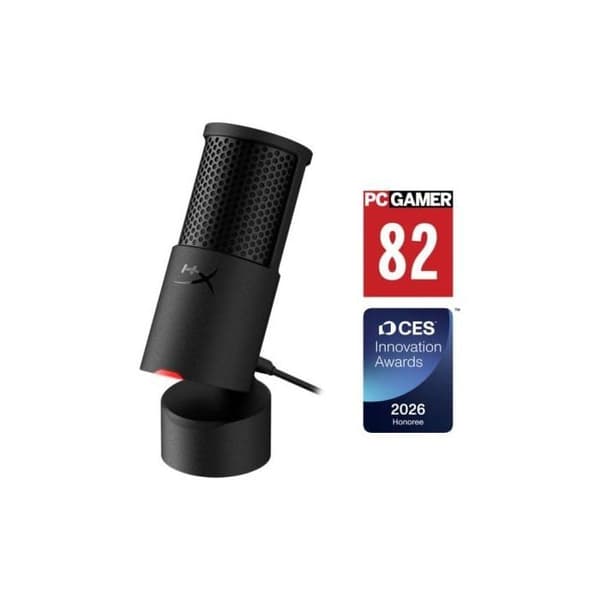 HyperX Solocast 2 USB kardioid mikrofon svart med 2 m kabel