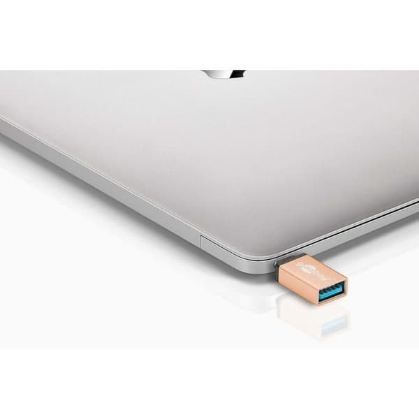 USB-C-adapter - GOOBAY - USB 3.0 - 5 Gbps - Kompatibel med MacBook