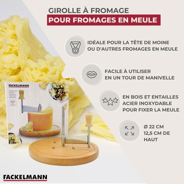 Girolle för ost 22 cm Fackelmann Boissellerie