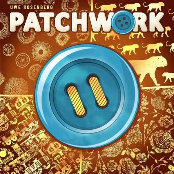 Strategispel - ASMODEE - Patchwork 10-årsjubileum - 2 spelare - 30 minuter - 8 år och uppåt