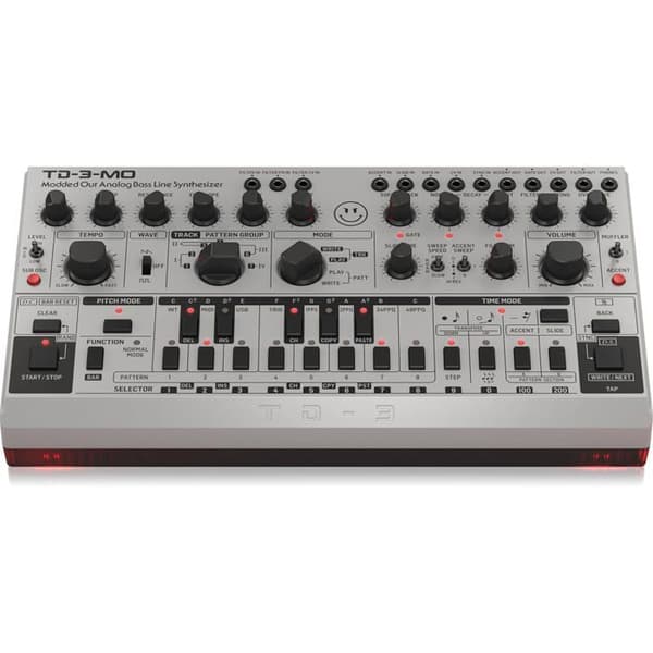 Behringer TD-3-MO-SR Moddad Analog Synthesizer Baslinje Silver