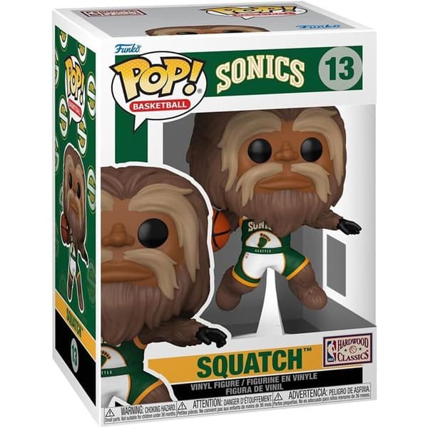 Figurine Funko Pop! | NBA-maskotar | Sonics | Sasquatch