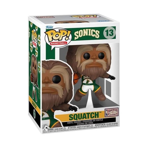 Figurine Funko Pop! | NBA-maskotar | Sonics | Sasquatch