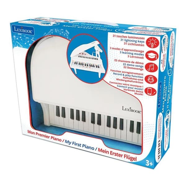 Mini elektroniskt flyglar med mikrofon