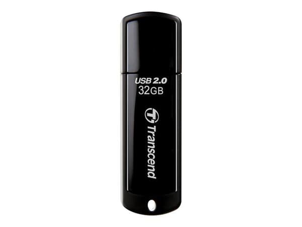Transcend JetFlash 350 - USB-minne 2.0 32 Go (Svart)