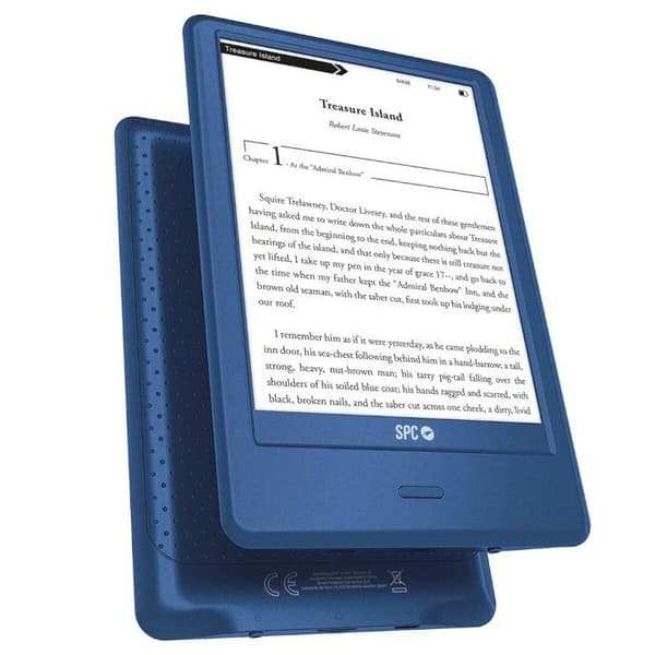 E-bok - SPC - Dickens Light 2 Pro - 6 tum - 8 GB - USB-C - Blå