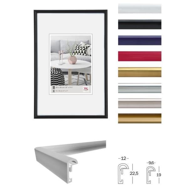 Plastram - GALERIA - 30x45 cm - Svart - Rektangulär - Klassisk